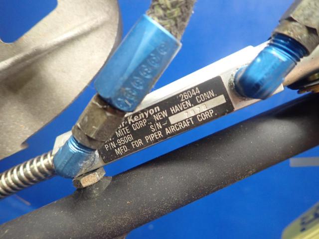 Piper NPN Rudder Pedal - Dual Toe Brake